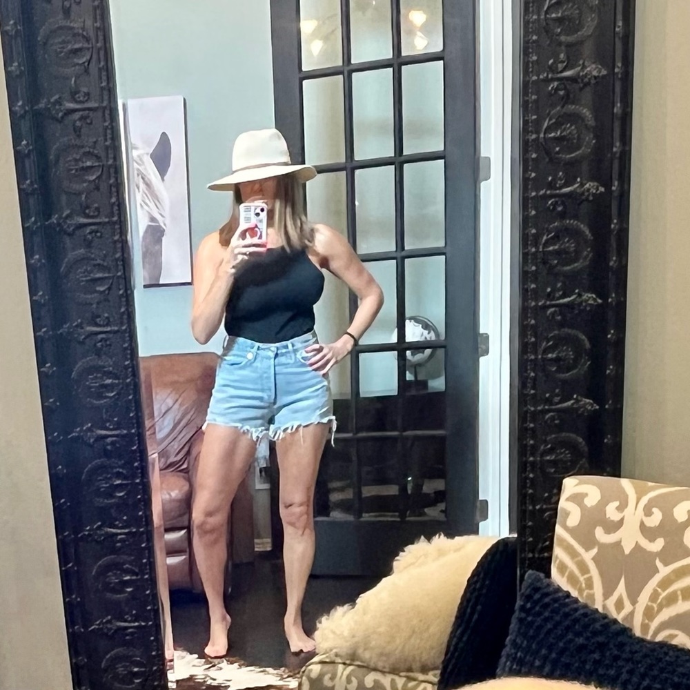 AGOLDE denim shorts